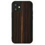 Protective phone case Man and Wood for iPhone 12 mini — ebony black