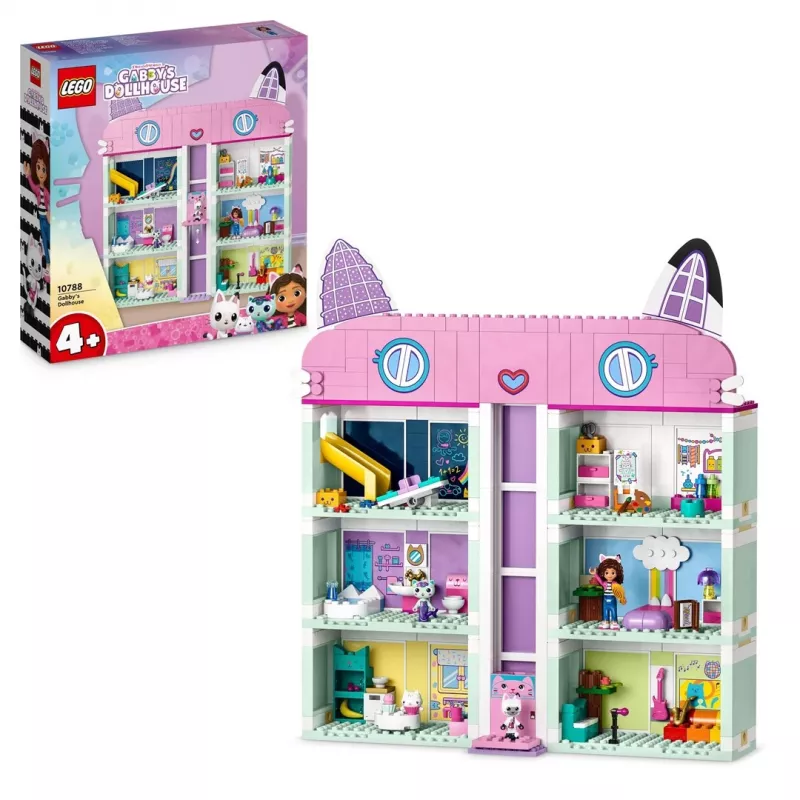 Construction toy LEGO Gabby's Dollhouse set 10788 — 498 pieces, 3 minifigures, for ages 4+