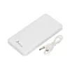 Power bank Extralink EPB-078W 10000 mAh White, USB-C, 10 W output, charges up to 2 devices