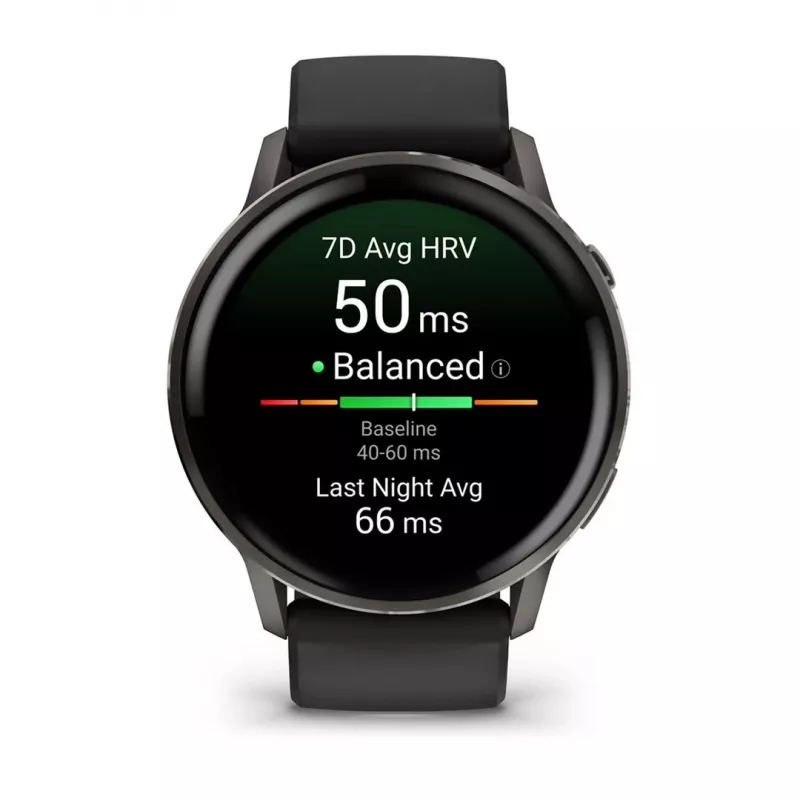 Smartwatch GARMIN Venu 4 1.4 inch AMOLED GPS Black, 45 mm case, 8 GB, 12-day battery, 5 ATM