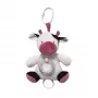 Music box TULILO Cow model, white-claret finish, 18 cm