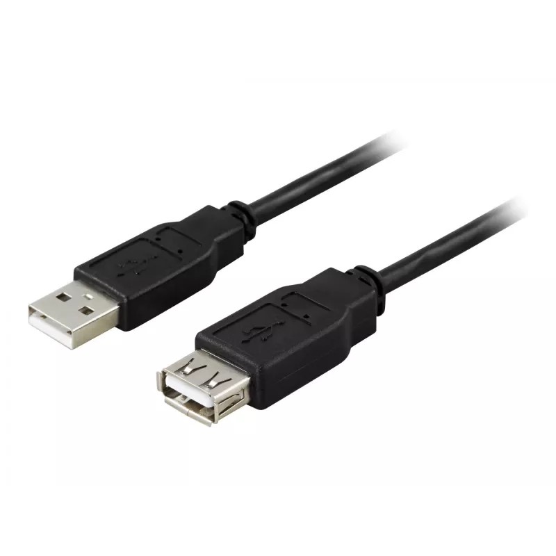 USB extension cable GOOBAY 93600 — USB A to USB A, USB 2.0, 3 m, black