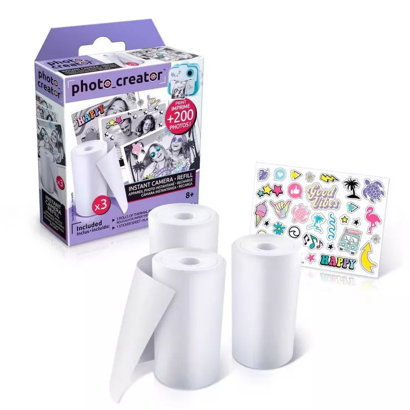 Instant Camera Canal Toys Photo Creator CLK002 White Direct Thermal