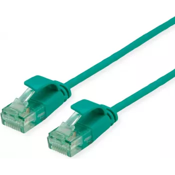 ROLINE RM UTP Patch Cable Kat6A/Kl.EA SLIM Green 1m - UTP (21.45.3433)