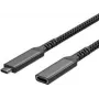 USB-C Extension Cable USB-C >USB-C Socket 3.2 PD Textil 0,5m (FL31-74003)