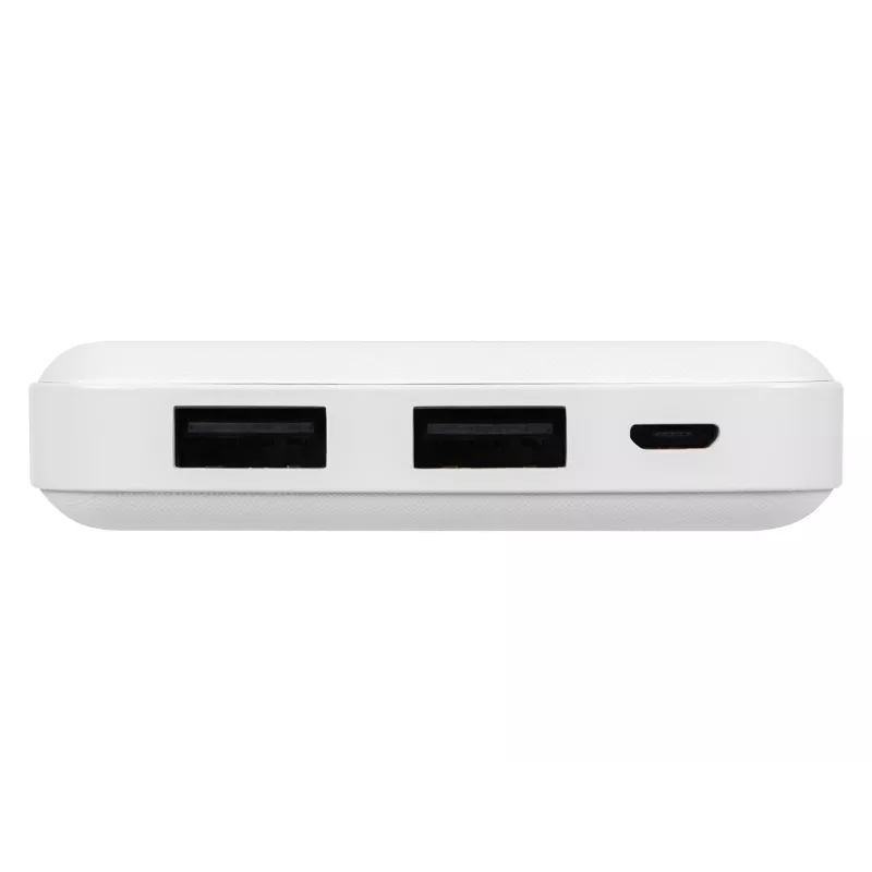 Blow PB10A power bank 10000 mAh, 2x USB (1A + 2.1A), micro USB input, Li-Po, white