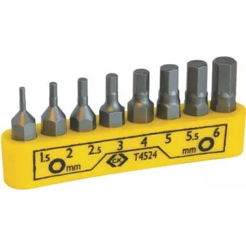 Screwdriver Bit C.K Tools T4524 8 pc(s)