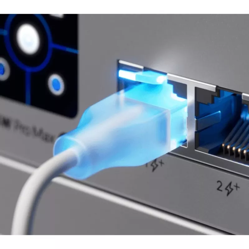 Network patch cable UBIQUITI UACC-Cable-Patch-EL Cat6 RJ-45 2.5GbE PoE++ 0.15 m translucent white (24 pcs)