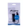 Network interface card LANBERG NC-0100-01 USB 10 Gbit/s, hot-swap, cable 0.15 m, black