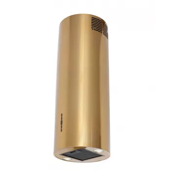 Kitchen hood MAAN Elba 2 39, grease aluminium filter, electronic control with display and remote, gloss gold, Ø390 mm