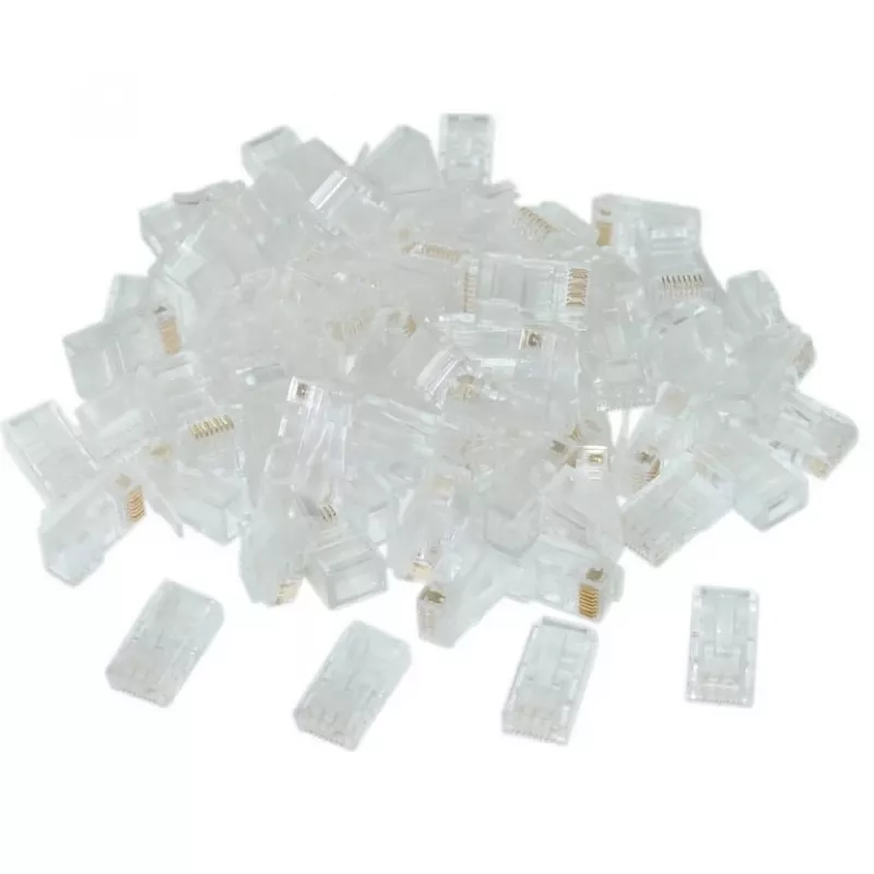 Gembird LC-8P8C-002/100 Wire Connector RJ-45 Transparent