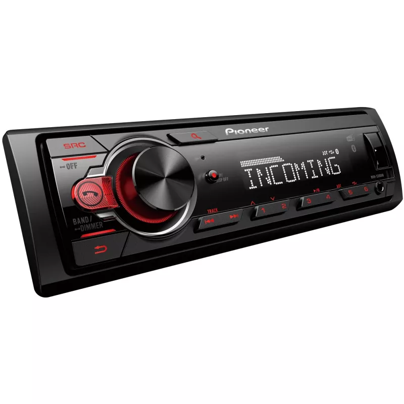 MVH-330DABAN, black, 1 DIN, 200 W, 50 W, Android, AAC, FLAC, WAV, WMA