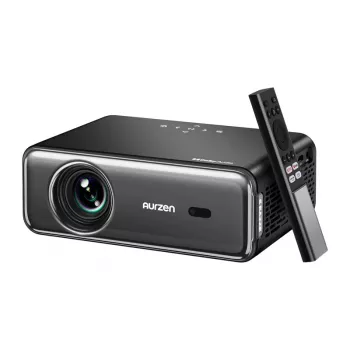 Projector Aurzen Eazze D1 Pro — compact home/office LED projector, model AU-PJ-AD001P-EUDG0