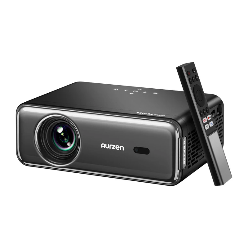 Projector Aurzen Eazze D1 Pro — compact home/office LED projector, model AU-PJ-AD001P-EUDG0