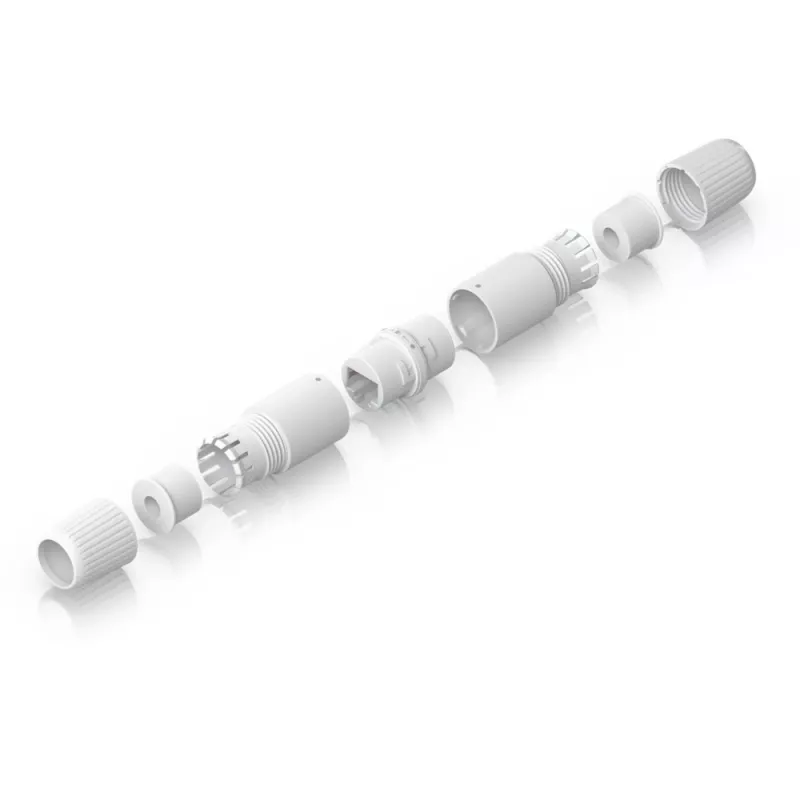Ubiquiti UACC-RJ45-Coupler-C6A-Outdoor Flat White RJ-45 2 pcs