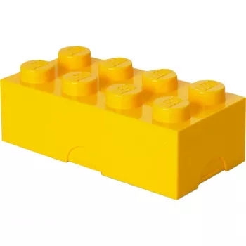 Lunch container Room Copenhagen 4023, polypropylene (PP), yellow, 200×100×75 mm, 1 pc