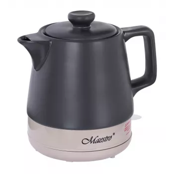 Electric kettle Maestro MR-071-BLACK 1 L Ceramic, 1200 W, concealed heating element, 360° base
