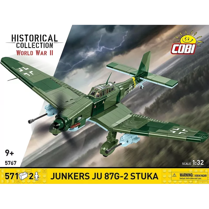 Building Set Cobi Blocks Junkers JU 87G-2 Stuka 571 pcs model kit