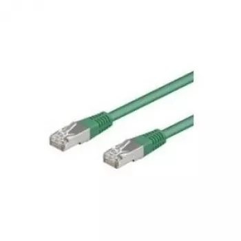 Wentronic Goobay CAT 5e Patch Cable, F/UTP, Green, 15 m - CCA Copper Mix (50870)