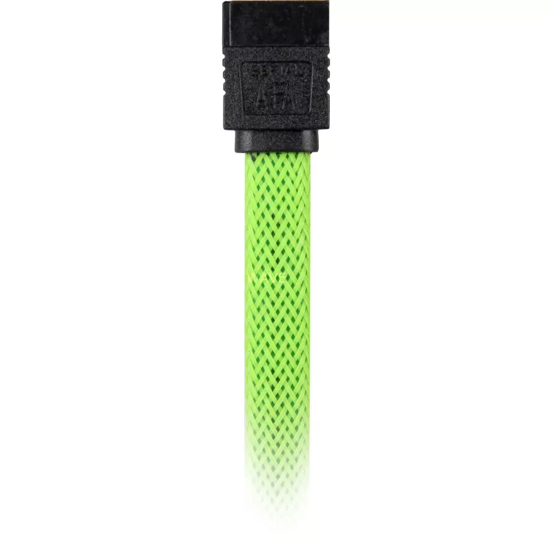 SATA Cable Sharkoon SATA 3 0.6m 7-pin Black Green