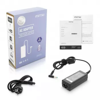Power supply MITSU 5ZM028 19.5V 2.31A with 4.5x3.0 mm tip