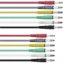 Audio patch cable Omnitronic 3021005P, 6 x 0.9 m, 6.3 mm (1/4 inch) mono plugs