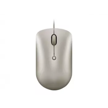 Wired office mouse Lenovo 540 Ambidextrous USB Type-C Optical 2400 DPI Sand