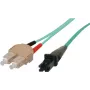 Tecline exertis Connect - Patch-Cable - SC multi-mode (M) to MT-RJ Multimodus (M) - 7 m - Fibre Optic - 50/125 micrometre - OM3 - turquoise (39975007)