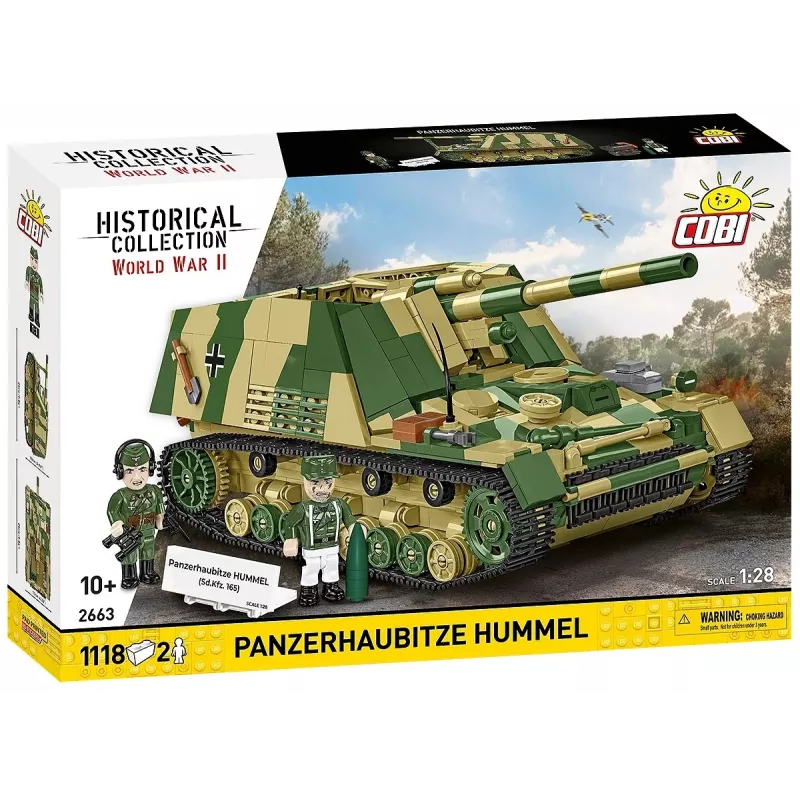 Construction set Cobi Panzehaubitze Hummel 1118 pieces model kit