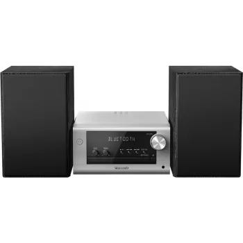 Panasonic SC-PM704 - Microsystem - 80 Watt (total) - Silver (SC-PM704EG-S)