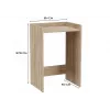 top e shop POLA NP Laundry Room Cabinet for Washing Machine - Sonoma Oak