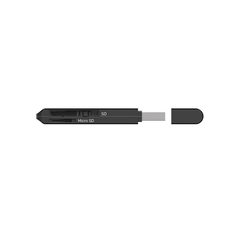 Card reader Unitek Y-9327A USB 3.2 Gen 1 Type-A — MicroSD/SD, 2 slots, 5000 Mbit/s, black