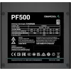 Power supply unit DeepCool PF500 500 W ATX 2.4, 80 PLUS, 120 mm fan, 20+4 pin, 2×6+2 PCIe, 4×SATA