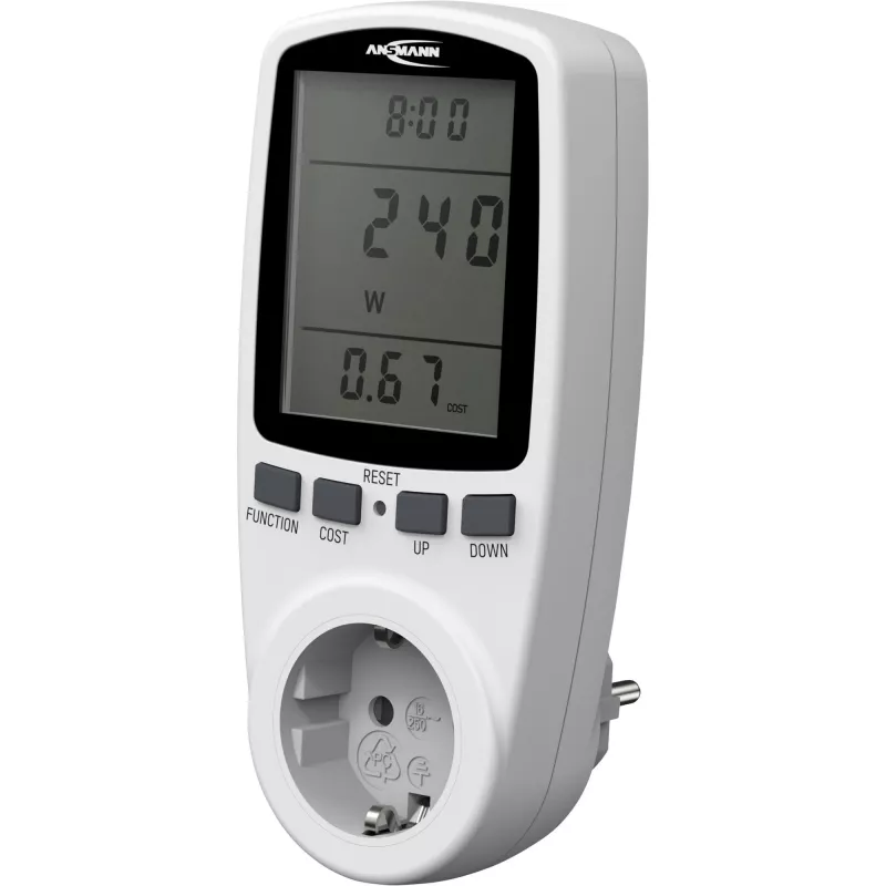 Energy cost meter ANSMANN APM2 120-0007 with LCD display