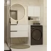 top e shop POLA MULTI Laundry Room Cabinet for Washing Machine - White
