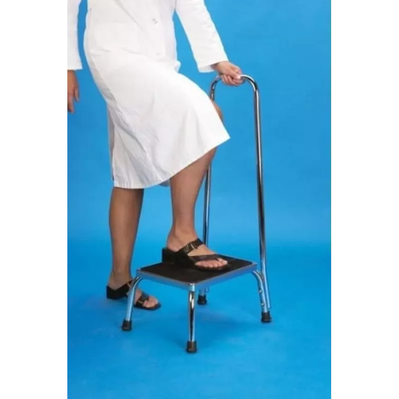 Step with handrail - bath step