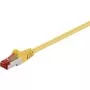 Networking Cable Goobay 92453 Yellow 0.15 m Cat6 S/FTP