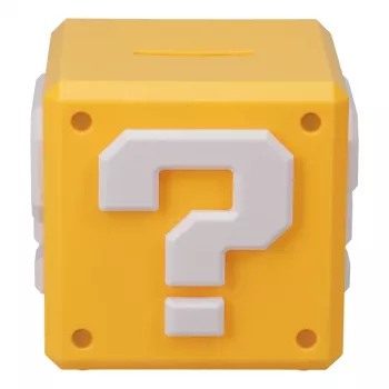 Money box Paladone Super Mario Question Block design coin bank