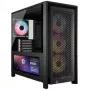 Corsair FRAME 4000D LCD RS PC-Enclosure, Midi-Tower, ATX, ARGB, Tempered Glass - black