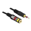 Audio Cable DeLOCK 84667 2m 3.5mm Black