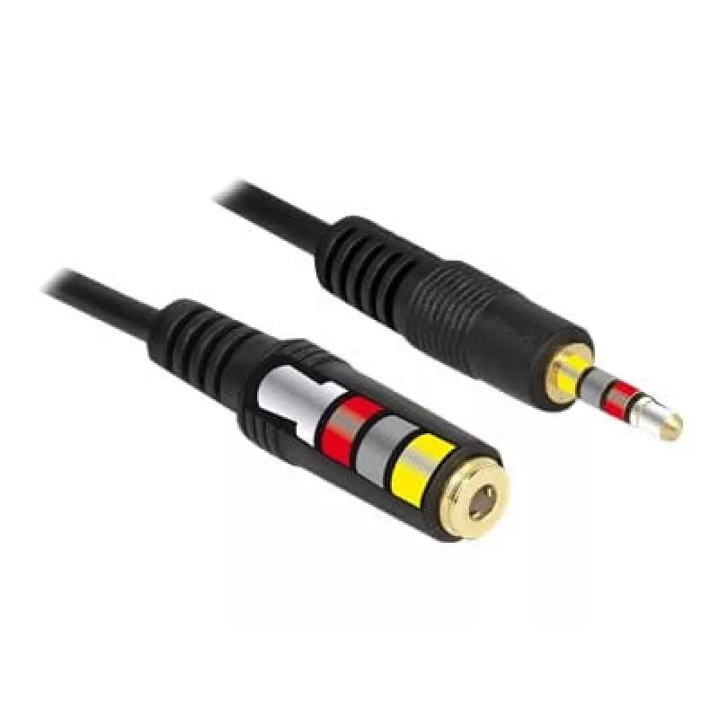 Audio Cable DeLOCK 84667 2m 3.5mm Black