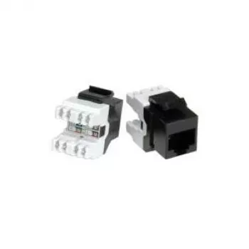 ROLINE Cat.5e Keystone, RJ-45, Unshielded, black (26.11.0342)