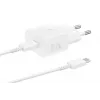 AC USB Fast Charger Samsung EP-T2510 25W White, USB‑C, PPS, Super Fast Charging