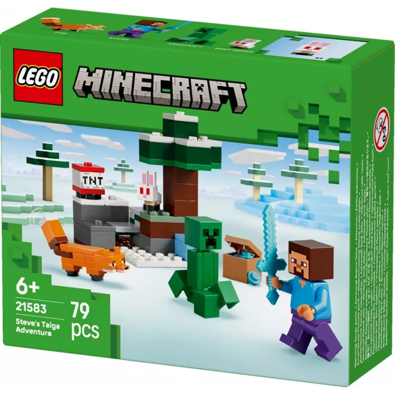 LEGO MINECRAFT 21583 Steve's Taiga Adventure