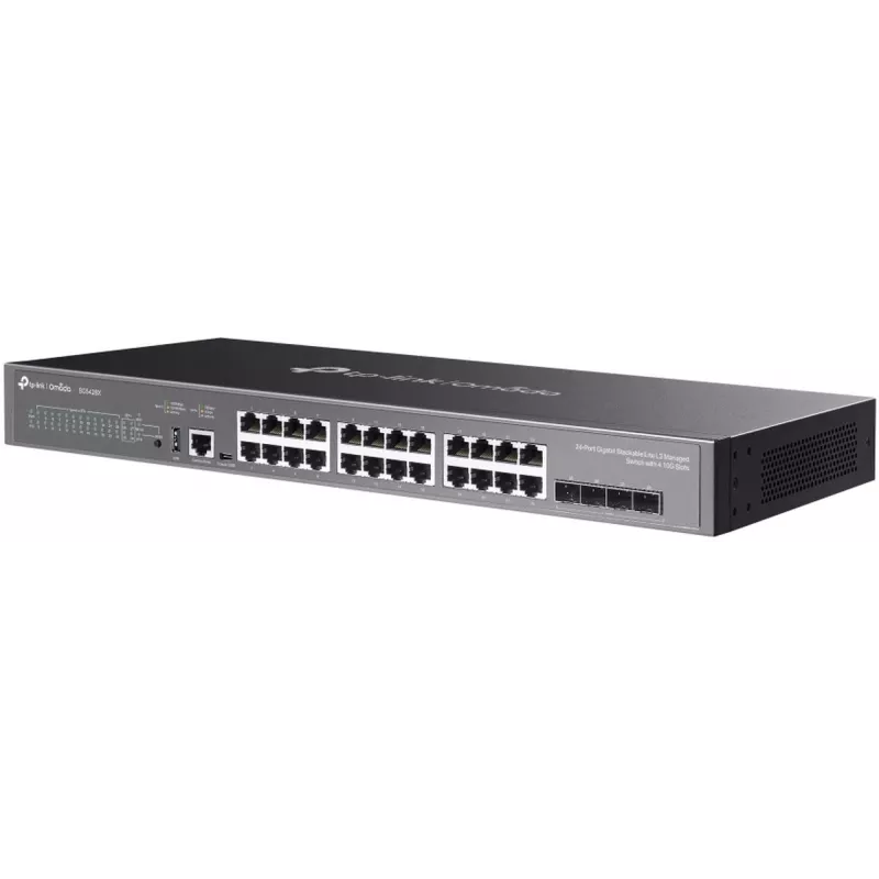 TP-Link Omada SG5428X network switch Managed L3 Gigabit Ethernet (10/100/1000) Black
