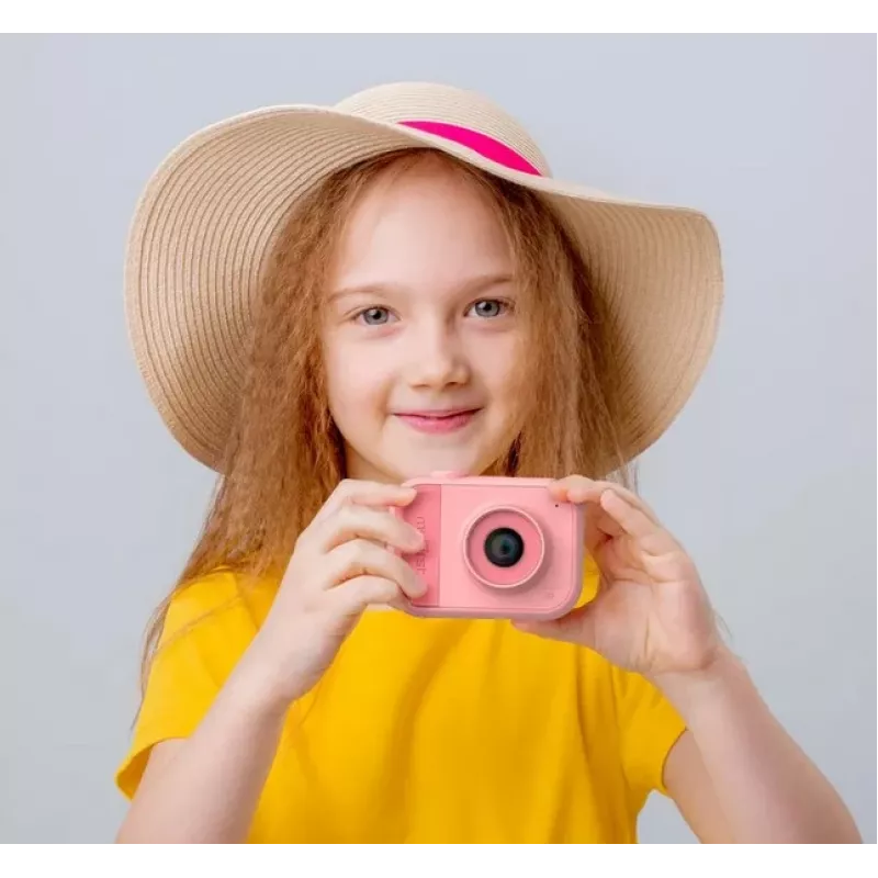 Children's digital camera Xrec myFirst Camera 10 — pink, for ages 5+, 76 g
