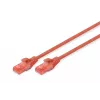 Patch cord Digitus CAT 6 U/UTP LSZH 1m Red