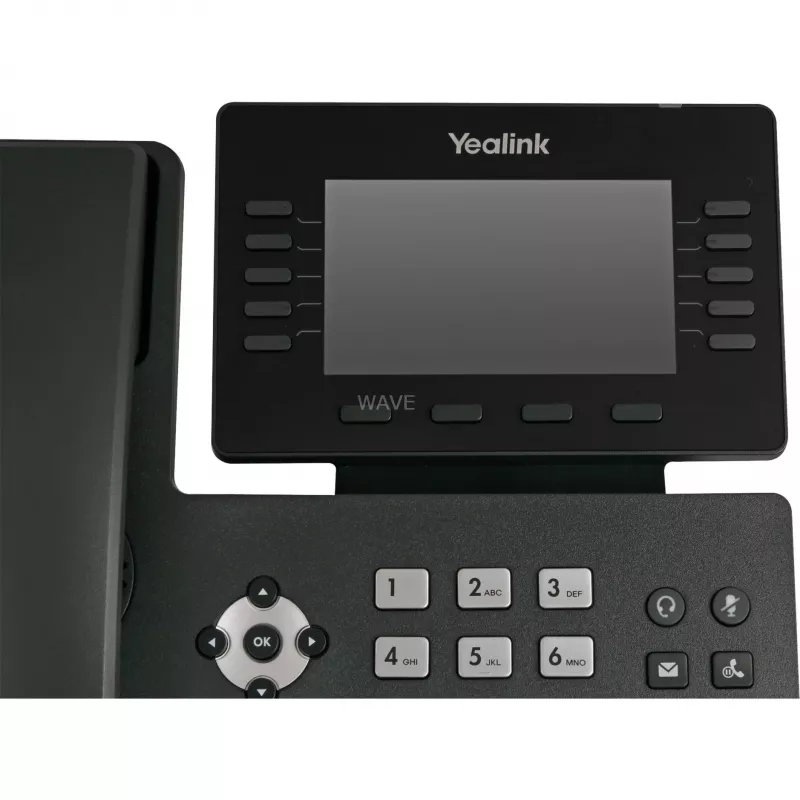 IP Phone Yealink SIP-T54W Black 10 Lines LCD Wi-Fi