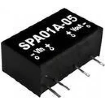 Power adapter/inverter Mean Well SPA01A-05, output 5 V DC, 0.2 A, 1 W, RoHS