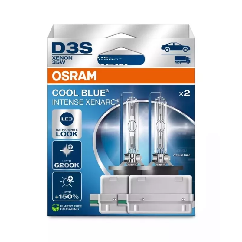 Automotive HID Xenon replacement bulb Ledvance D3S 42V 35W Cool Blue Intense 6200K